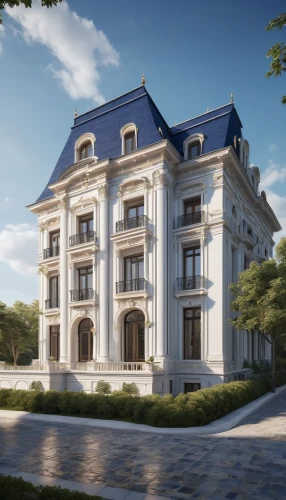 bendemeer estates,chateau,würzburg residence,french building,luxury property,3d rendering,frisian house,château,appartment building,chateau margaux,house hevelius,bordeaux,castelul peles,mansion,manor,luxury home,villa,art nouveau,french windows,neoclassical,Photography,General,Natural