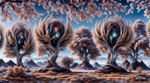 magnolia trees,argan trees,tree grove,joshua trees,larch trees,row of trees,dune landscape,chestnut trees,the roots of trees,cartoon forest,chestnut forest,fractals art,snow trees,blooming trees,desert landscape,mushroom landscape,fractalius,wind machines,the trees,halloween bare trees