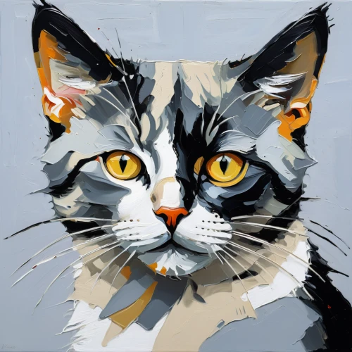 cat portrait,cat vector,drawing cat,calico cat,cat frame,american shorthair,tabby cat,gray cat,silver tabby,pet portrait,cat,animal portrait,painting technique,cat on a blue background,gray kitty,breed cat,oil painting,cartoon cat,cat image,oil painting on canvas,Conceptual Art,Oil color,Oil Color 07