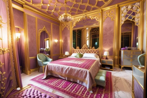 ornate room,napoleon iii style,riad,luxury bathroom,damask,hotel de cluny,great room,chateau margaux,beauty room,versailles,moroccan pattern,luxury hotel,moorish,morocco,four poster,luxurious,chambord,bridal suite,luxury,four-poster