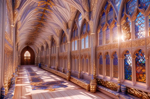 medieval architecture,vaulted ceiling,gothic architecture,washington national cathedral,stained glass windows,hall of the fallen,cloister,medieval,lattice windows,royal interior,middle ages,cathedral,nidaros cathedral,notre dame,house of prayer,hogwarts,christ chapel,ornate room,pipe organ,gothic church