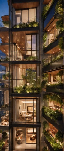 penthouse apartment,block balcony,landscape design sydney,garden design sydney,landscape designers sydney,residential tower,balconies,balcony garden,sky apartment,glass facade,high rise,condominium,barangaroo,skyscapers,hudson yards,modern architecture,eco-construction,highrise,glass facades,luxury real estate,Photography,General,Cinematic
