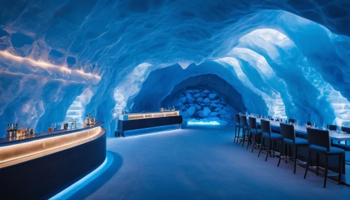 ice hotel,ice cave,glacier cave,the blue caves,ice castle,blue caves,blue cave,salt bar,snowhotel,unique bar,alpine restaurant,igloo,icemaker,the glacier,glacier tongue,arctic,ice wall,snow house,rhone glacier,water cube,Photography,Documentary Photography,Documentary Photography 01