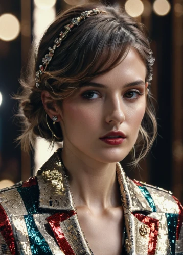 jeweled,embellished,lily-rose melody depp,glittering,gold jewelry,christmas jewelry,metallic feel,vogue,women's accessories,bolero jacket,sparkling,princess' earring,embellishments,young model istanbul,shimmering,vintage makeup,mary-gold,cinderella,glitters,foil and gold,Photography,Fashion Photography,Fashion Photography 15
