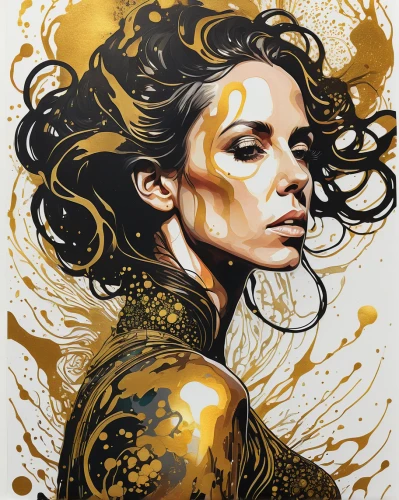 gold paint stroke,gold foil art,gold paint strokes,gold foil mermaid,gold leaf,gold foil,mary-gold,gold filigree,gold lacquer,yellow-gold,blossom gold foil,abstract gold embossed,fashion illustration,golden mask,painted lady,gold foil laurel,foil and gold,gold colored,gold foil shapes,sprint woman,Illustration,American Style,American Style 03