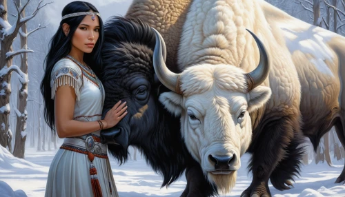 east-european shepherd,shamanism,shamanic,warrior woman,buffalo herder,capricorn mother and child,nomadic people,druids,heroic fantasy,the american indian,biblical narrative characters,germanic tribes,lapponian herder,fantasy picture,aurochs,fantasy art,feral goat,american indian,tribal bull,black shepherd,Conceptual Art,Fantasy,Fantasy 30