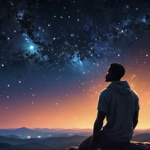 stargazing,the night sky,astronomer,night sky,falling stars,the stars,star sky,the universe,nightsky,astronomers,stars,night stars,universe,starry sky,astronomical,space art,constellations,astronomy,world digital painting,the moon and the stars,Conceptual Art,Fantasy,Fantasy 02