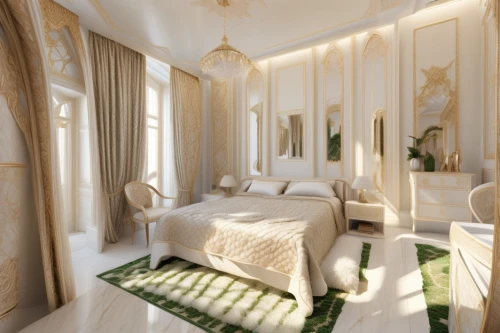 ornate room,bridal suite,canopy bed,luxury bathroom,luxury hotel,sleeping room,boutique hotel,venice italy gritti palace,luxury home interior,great room,3d rendering,art nouveau design,riad,interior decoration,guest room,casa fuster hotel,beauty room,luxurious,room divider,marble palace