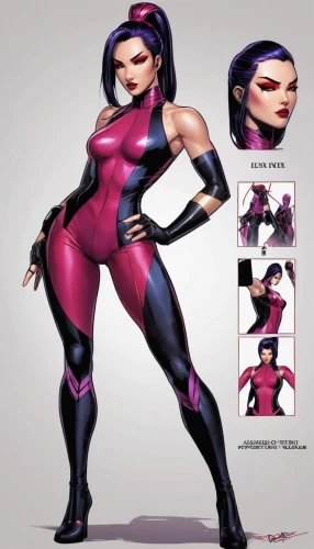 widowmaker,concept art,comic character,cartoon ninja,vector girl,widow,catwoman,widow flower,xmen,darth talon,wasp,x men,x-men,widow spider,animated cartoon,two-point-ladybug,costume design,magneto-optical disk,la violetta,huntress,Unique,Design,Character Design