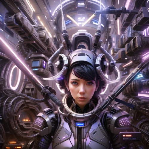 cyborg,cg artwork,scifi,valerian,mecha,echo,gara,neottia nidus-avis,operator,futuristic,cyberpunk,sci fiction illustration,sci fi,io,sci - fi,sci-fi,nova,mech,ai,sidonia