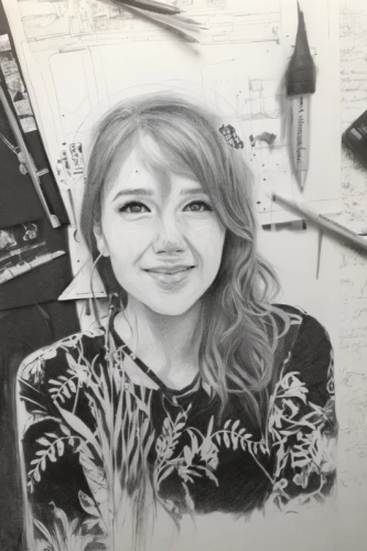 pencil frame,lindsey stirling,graphite,pencil art,pencil drawing,charcoal drawing,charcoal pencil,girl drawing,artist portrait,mechanical pencil,to draw,pencil,photo painting,illustrator,pencil drawings,charcoal,unfinished,visual arts,camera drawing,custom portrait