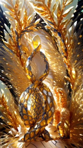 golden wreath,peacock feathers,gold leaves,gold leaf,gold filigree,abstract gold embossed,golden crown,golden dragon,fish gold,glass decorations,gold new years decoration,glass ornament,golden egg,gold foil art,gold foil mermaid,an ornamental bird,anago,ornamental shrimp,gold paint stroke,gold spangle