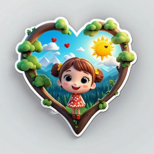heart clipart,heart icon,wood heart,wooden heart,girl with tree,cute cartoon character,tree heart,heart shape frame,agnes,cute cartoon image,forest clover,love earth,flying heart,wood daisy background,daisy heart,love heart,girl in a wreath,cute heart,cupido (butterfly),valentine frame clip art,Unique,3D,3D Character