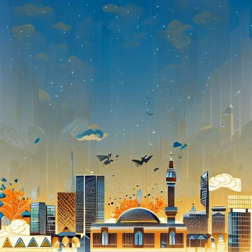city skyline,travel poster,fantasy city,cityscape,sky city,ulaanbaatar,metropolis,skyscrapers,ramadan background,tokyo city,ekaterinburg,skyscraper town,oktoberfest background,tehran,tianjin,lahore,khobar,shanghai disney,moscow city,tokyo