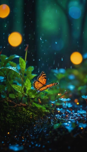 butterfly isolated,rainy leaf,raindrops,butterfly swimming,fireflies,isolated butterfly,waterdrops,rain lily,rainwater drops,droplets of water,butterfly background,water drops,raindrop,rain droplets,droplets,rain drops,light rain,dewdrops,underwater background,in the rain,Photography,General,Fantasy