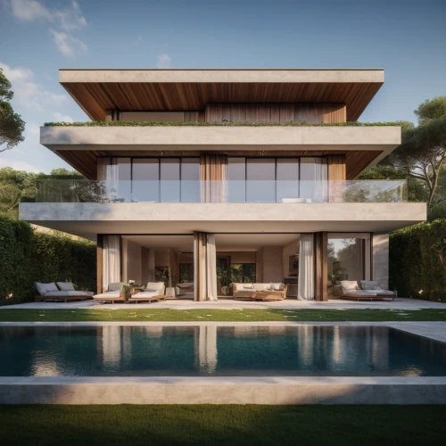 modern house,3d rendering,luxury property,modern architecture,luxury home,pool house,render,dunes house,holiday villa,luxury real estate,mid century house,modern style,contemporary,beautiful home,villa,landscape design sydney,luxury home interior,tropical house,private house,house by the water,Photography,General,Natural