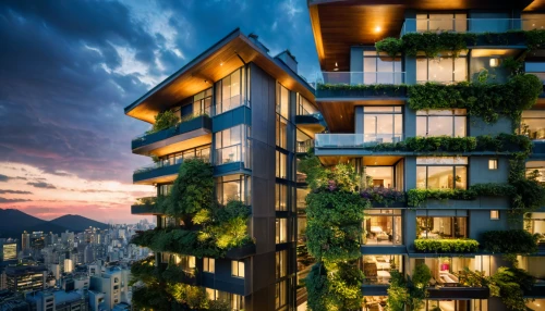 balcony garden,residential tower,block balcony,modern architecture,sky apartment,apartment building,apartment block,eco-construction,eco hotel,skyscapers,penthouse apartment,hotel barcelona city and coast,urban design,balconies,glass facade,cubic house,green living,mixed-use,apartment blocks,condominium,Photography,General,Fantasy