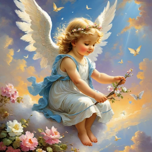 little angel,little angels,angel wings,love angel,angel girl,child fairy,vintage angel,angel,guardian angel,cherub,little girl fairy,angels,angel wing,angelic,crying angel,cupido (butterfly),angelology,cupid,cherubs,angel trumpets,Conceptual Art,Oil color,Oil Color 06