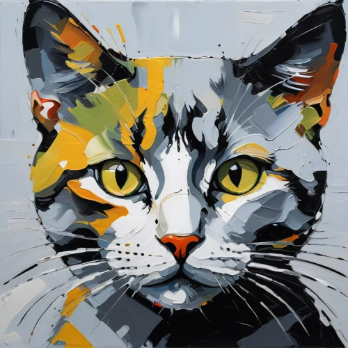 cat vector,cat portrait,drawing cat,calico cat,watercolor cat,tabby cat,painting technique,pet portrait,cat frame,cat drawings,american shorthair,animal portrait,cartoon cat,cat,glass painting,breed cat,painting pattern,cat image,cat-ketch,feline,Conceptual Art,Oil color,Oil Color 07