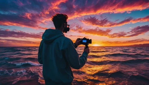 nature photographer,man at the sea,creative background,photomanipulation,photographer,man silhouette,monopod fisherman,photo manipulation,sea god,god of the sea,taking photo,ocean background,nature and man,ocean,incredible sunset over the lake,sunsets,art silhouette,taking photos,fusion photography,taking picture,Conceptual Art,Daily,Daily 21