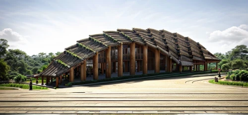 timber house,wood structure,wooden construction,wooden facade,christ chapel,3d rendering,eco hotel,eco-construction,amphitheater,school design,archidaily,wooden church,wooden roof,universiti malaysia sabah,outdoor structure,forest chapel,wooden sauna,the ark,qlizabeth olympic park,kirrarchitecture,Architecture,Large Public Buildings,Southeast Asian Tradition,Balinese Style