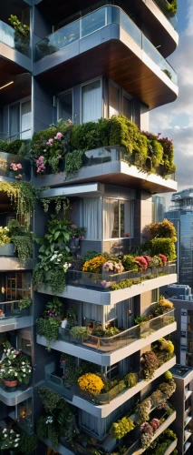 balcony garden,block balcony,residential tower,roof garden,eco-construction,futuristic architecture,balconies,eco hotel,sky apartment,balcony plants,penthouse apartment,green living,skyscapers,condominium,apartment block,urban design,smart city,mixed-use,apartment building,terraces,Photography,General,Sci-Fi