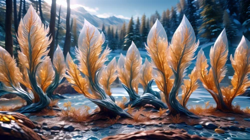 feather bristle grass,parrot feathers,fractalius,feathers,peacock feathers,feather on water,moraine,world digital painting,salt meadow landscape,hawk feather,silver grass,nature art,beak feathers,color feathers,photomanipulation,fantasy landscape,spruce needles,swan feather,feathery,photo manipulation