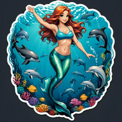 mermaid background,mermaid vectors,little mermaid,believe in mermaids,ariel,mermaid,let's be mermaids,mermaid tail,merfolk,mermaid scales background,underwater background,mermaids,mermaid scale,green mermaid scale,the sea maid,under the sea,girl with a dolphin,the zodiac sign pisces,pisces,underwater world,Unique,Design,Sticker