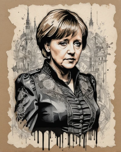 deutscher michel,watzmannfrau,german ep ca i,gothic portrait,frankenstien,joan of arc,chemnitz,police berlin,our berlin,coats of arms of germany,evil woman,bielefeld,rühmann,the german volke,east german,new-ulm,prussian,french president,kosmea,nuremberg,Illustration,Black and White,Black and White 34