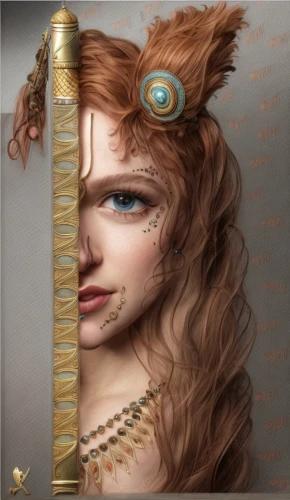 merida,female warrior,fantasy portrait,scabbard,horn of amaltheia,zodiac sign leo,cd cover,warrior woman,zodiac sign gemini,minerva,cybele,celtic harp,artemis,artemisia,celtic queen,sagittarius,pall-bearer,athena,callisto,fantasy art,Common,Common,Natural