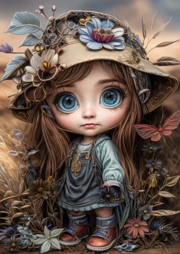 little girl fairy,faery,little girl in wind,faerie,child fairy,fairy tale character,fantasy art,fantasy portrait,painter doll,mystical portrait of a girl,garden fairy,girl in flowers,girl picking flowers,girl in a wreath,girl in the garden,flower fairy,children's background,artist doll,gypsy soul,boho art,Common,Common,Photography