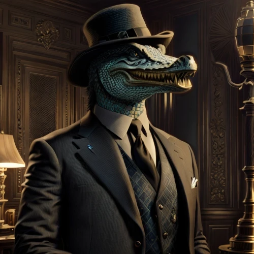 real gavial,reptillian,aligator,gentlemanly,saurian,gavial,banker,concierge,missisipi aligator,suit actor,gator,alligator,formal attire,dinosaruio,mafia,business man,landmannahellir,reptile,attorney,rex,Common,Common,Game