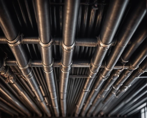 ducting,pipes,steel pipes,pipe work,drainage pipes,pipe insulation,commercial exhaust,ceiling ventilation,industrial tubes,steel construction,ceiling construction,steel beams,pressure pipes,steel pipe,ventilation grid,stainless rods,water pipes,metal pipe,exhaust hood,thermal insulation,Photography,General,Cinematic
