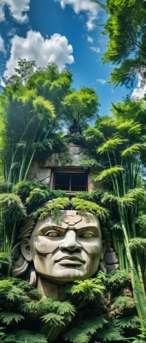 maya civilization,maya city,japanese garden ornament,tropical house,3d background,zen garden,japanese zen garden,japanese shrine,japanese garden,stone buddha,ancient house,japan garden,buddha focus,cuba background,world digital painting,mother earth statue,garden of eden,japanese background,nature garden,secret garden of venus,Photography,General,Natural