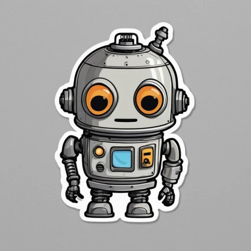 robot icon,minibot,chat bot,chatbot,droid,bot icon,robot in space,robot,social bot,industrial robot,robotic,robots,bot,robotics,bb8-droid,clipart sticker,vector illustration,soft robot,space probe,gray icon vectors,Unique,Design,Sticker