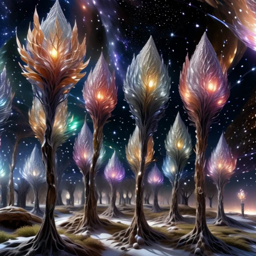 tree grove,snow trees,star winds,row of trees,elven forest,grove of trees,magic tree,forest of dreams,moonlight cactus,the trees,tree lights,fairy forest,chestnut forest,magnolia trees,spruce forest,druid grove,cartoon forest,saplings,celtic tree,chestnut trees