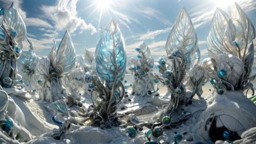 ice landscape,ice flowers,ice planet,hoarfrost,mandelbulb,fractal environment,crystalline,ice crystals,ice crystal,ice castle,antarctic flora,ice wall,water glace,ice cave,snowfield,snowdrift,snow fields,infinite snow,snow trees,glaciers