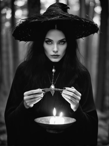 witches pentagram,the witch,witches,witch,sorceress,black candle,celebration of witches,divination,witch house,dark gothic mood,gothic woman,witch hat,witchcraft,witch's hat,fortune telling,fortune teller,witch broom,black magic,witches hat,occult,Photography,Black and white photography,Black and White Photography 06
