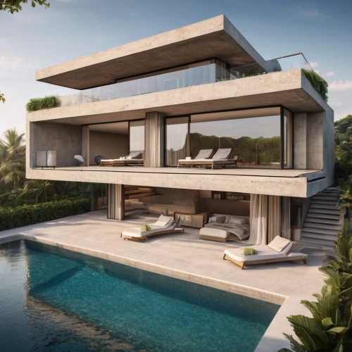 modern house,luxury property,dunes house,modern architecture,luxury real estate,holiday villa,luxury home,pool house,3d rendering,house by the water,tropical house,florida home,beautiful home,contemporary,private house,villa,villas,cubic house,modern style,uluwatu