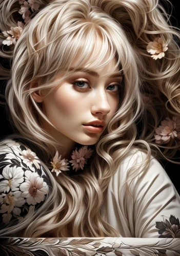 fantasy portrait,blond girl,faery,jessamine,mystical portrait of a girl,blonde woman,fairy tale character,blonde girl,fantasy art,white lady,faerie,portrait background,doll's facial features,porcelain dolls,fashion illustration,eglantine,artificial hair integrations,the blonde in the river,horoscope libra,blond hair