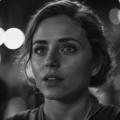 clementine,nerve,beginners,jena,film noir,moody portrait,bokeh,emily,big eyes,worried girl,actress,pencil drawing,digital painting,the girl's face,beautiful face,hollywood actress,woman portrait,girl portrait,insurgent,british actress,Photography,General,Cinematic