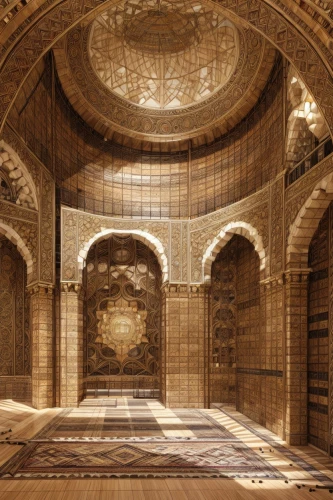 islamic architectural,king abdullah i mosque,persian architecture,the hassan ii mosque,hassan 2 mosque,build by mirza golam pir,iranian architecture,alabaster mosque,3d rendering,ceramic floor tile,al nahyan grand mosque,marble palace,sheihk zayed mosque,emirates palace hotel,islamic pattern,ornate room,qasr al watan,floor tiles,entrance hall,tile flooring,Interior Design,Living room,Medieval,French Retro Chic