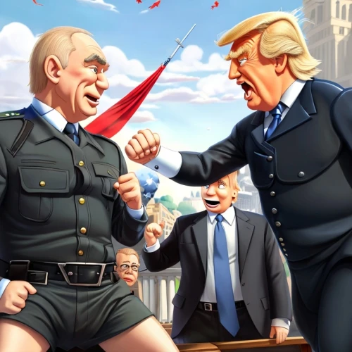 putin,moscow watchdog,45,russkiy toy,non-nato,diplomacy,trump,dictatorship,the military,arrest,donald trump,world politics,russia,off russian energy,state of the union,puppets,polish police,puppeteer,admiral von tromp,president of the united states,Common,Common,Cartoon