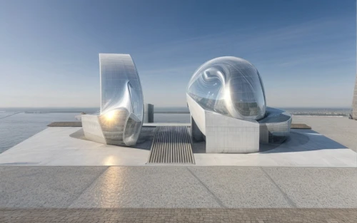 futuristic architecture,monument protection,sky space concept,3d rendering,the observation deck,protected monument,futuristic art museum,observation deck,observation tower,k13 submarine memorial park,steel sculpture,monuments,baku eye,skyscapers,hermannsdenkmal,the sculptures,9 11 memorial,sun dial,3d object,wind machines,Architecture,Skyscrapers,Modern,Fluid Geometry