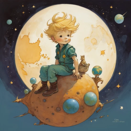 astronomer,jupiter moon,baby cloud,violinist violinist of the moon,moons,moonbeam,child fairy,celestial body,stars and moon,herfstanemoon,gaia,little planet,the moon and the stars,faun,fairy galaxy,astronaut,moon and star,moon rover,big moon,falling star,Illustration,Paper based,Paper Based 17