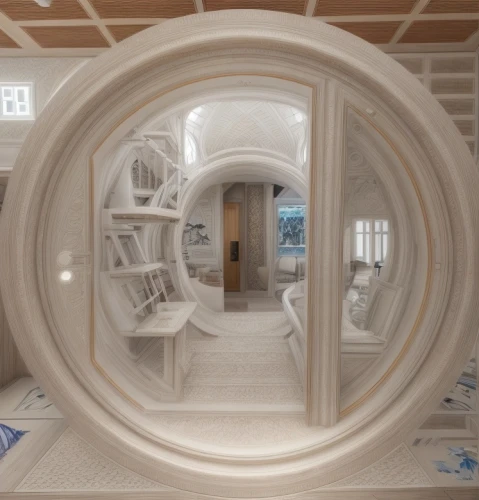 circular staircase,hallway space,winding staircase,3d rendering,marble palace,spiral staircase,stargate,art nouveau frames,render,art nouveau design,hallway,staircase,interior design,3d rendered,portal,semi circle arch,ornate room,entrance hall,interiors,3d render,Common,Common,Natural