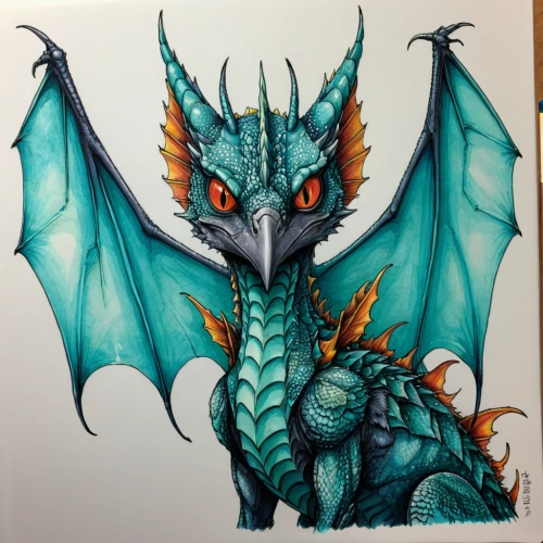 painted dragon,dragon design,wyrm,green dragon,dragon of earth,dragon,charizard,coloring outline,colored pencil background,forest dragon,garuda,dragons,emerald lizard,draconic,teal and orange,gryphon,copic,dragon lizard,dragon li,coloring,Illustration,Japanese style,Japanese Style 13