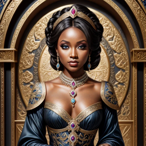 african american woman,black woman,tiana,african woman,beautiful african american women,black pearl,fantasy portrait,fantasy art,nigeria woman,fantasy woman,african art,ebony,black women,jasmine,queen of the night,oriental princess,brandy,sorceress,celtic queen,cleopatra