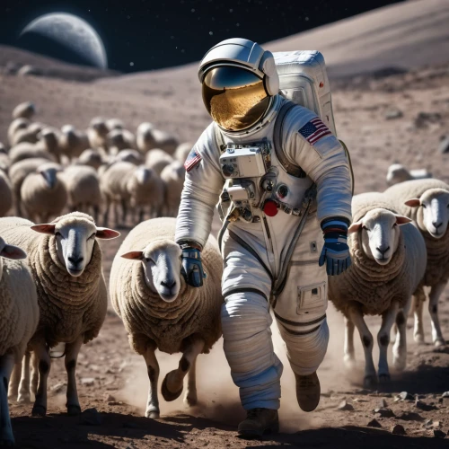 mission to mars,the sheep,moon rover,astronauts,moon landing,a flock of sheep,astronautics,counting sheep,flock of sheep,space walk,space voyage,shoun the sheep,buzz aldrin,astronaut,sheep-dog,space tourism,i'm off to the moon,moon walk,space travel,sheep