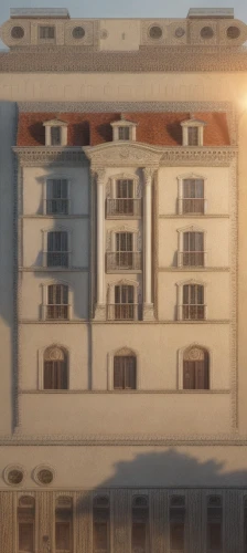 facade painting,palazzo barberini,palazzo,french building,grand hotel,europe palace,render,palazzo poli,3d rendering,model house,villa farnesina,apartment building,3d render,paris balcony,art deco,palais de chaillot,city palace,appartment building,3d rendered,neoclassical,Common,Common,Natural